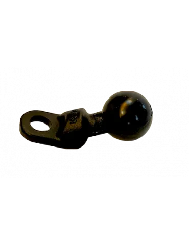 RAM kogel motor kant - gebogen bevestiging met boring voor M8