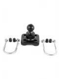 RAM-Ball motorcycle side - kingsize handlebar double U-mount