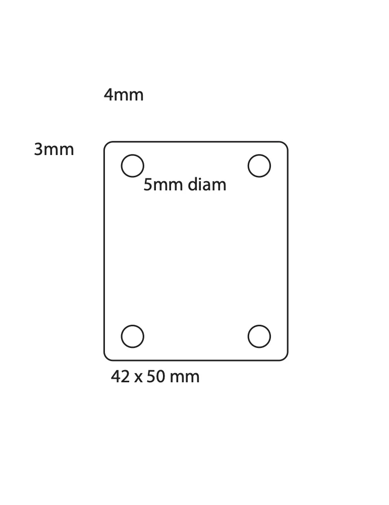Embase boule RAM côté TRIPY II