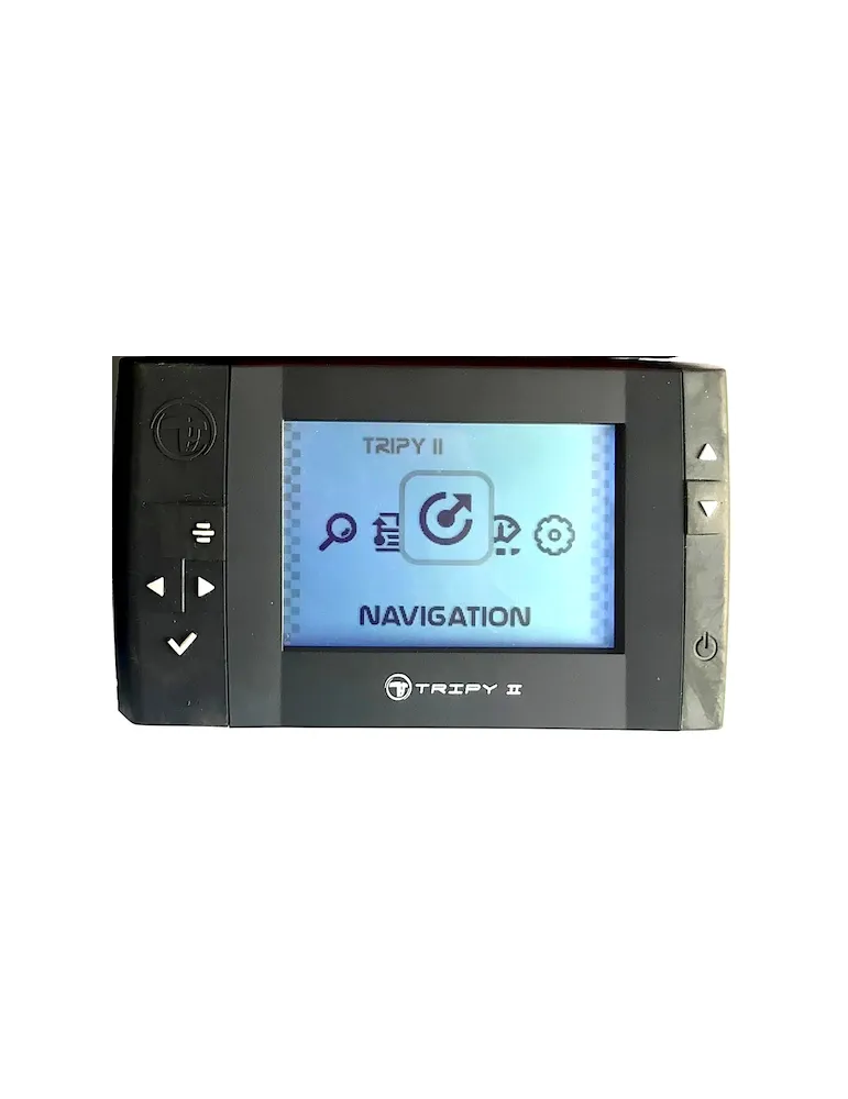 Matzwart voorpaneel voor Tripy II GPS