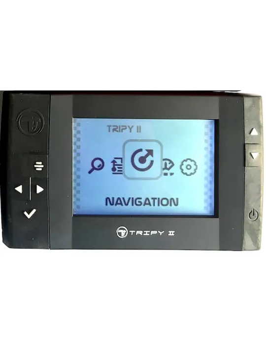 Matte black front panel for Tripy II GPS