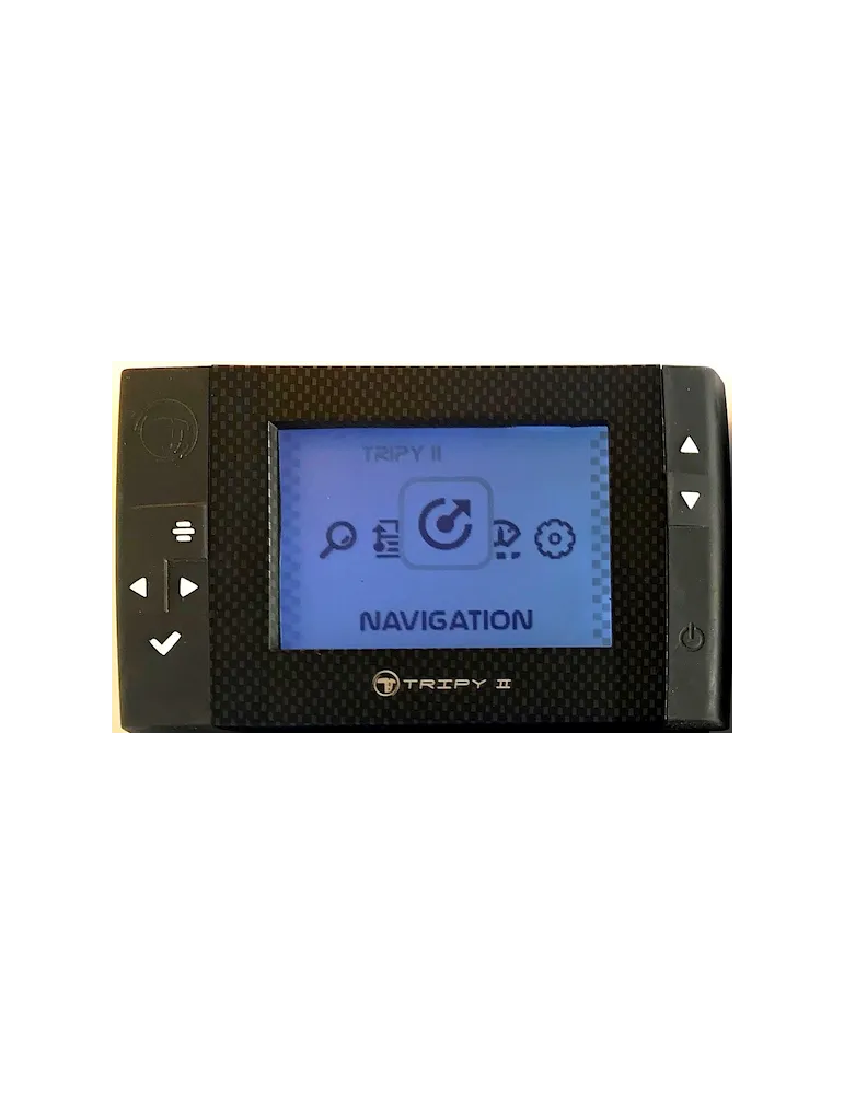 Carbon look voorpaneel voor GPS Tripy II