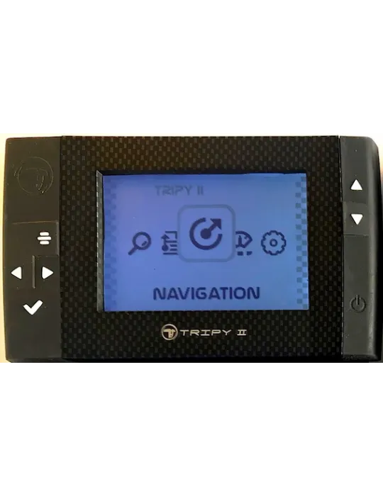 Face avant carbon look pour GPS Tripy II