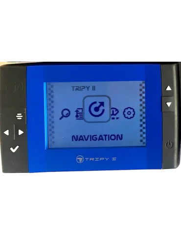 Blauw voorpaneel voor GPS Tripy II 2