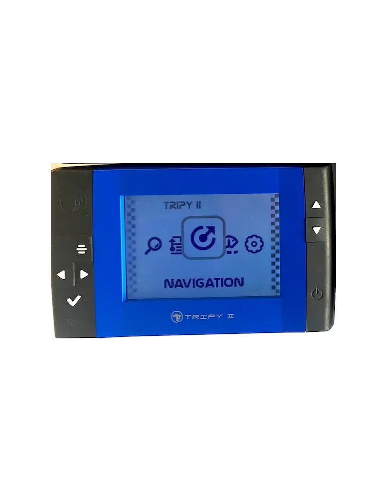 Blauw voorpaneel voor GPS Tripy II