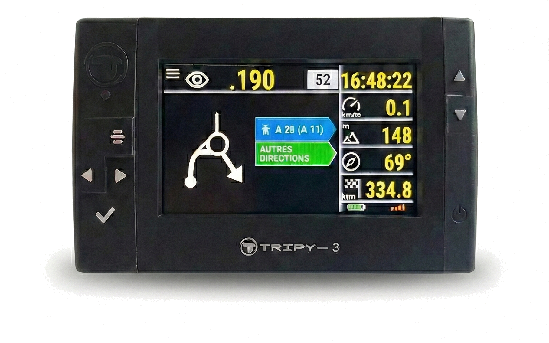 GPS Tripy 3 – Digitaal road book voor motor, quad en oldtimer